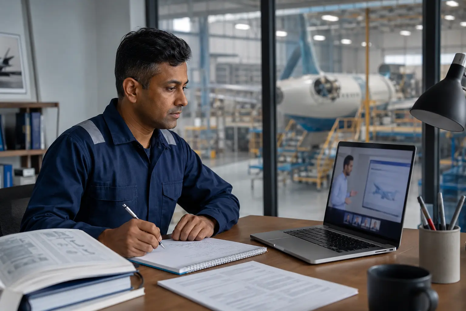 Aircraft engineering professional joining instructor-led online training